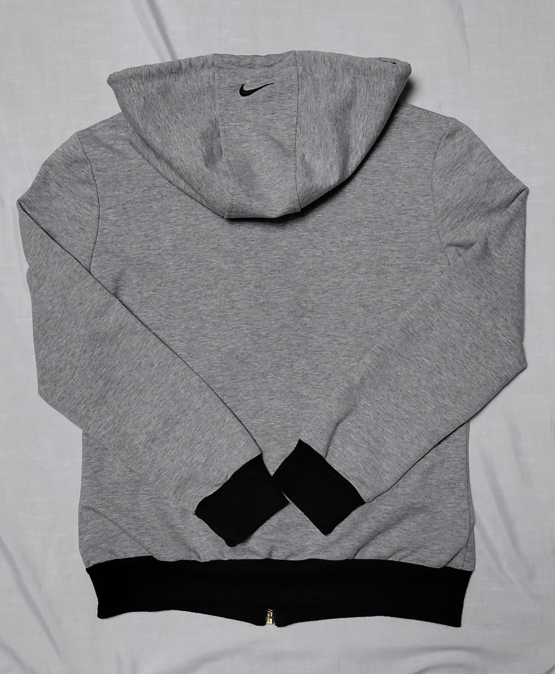 나이키 골드 지퍼 후드 집업 - 그레이 (M) 상품이미지6