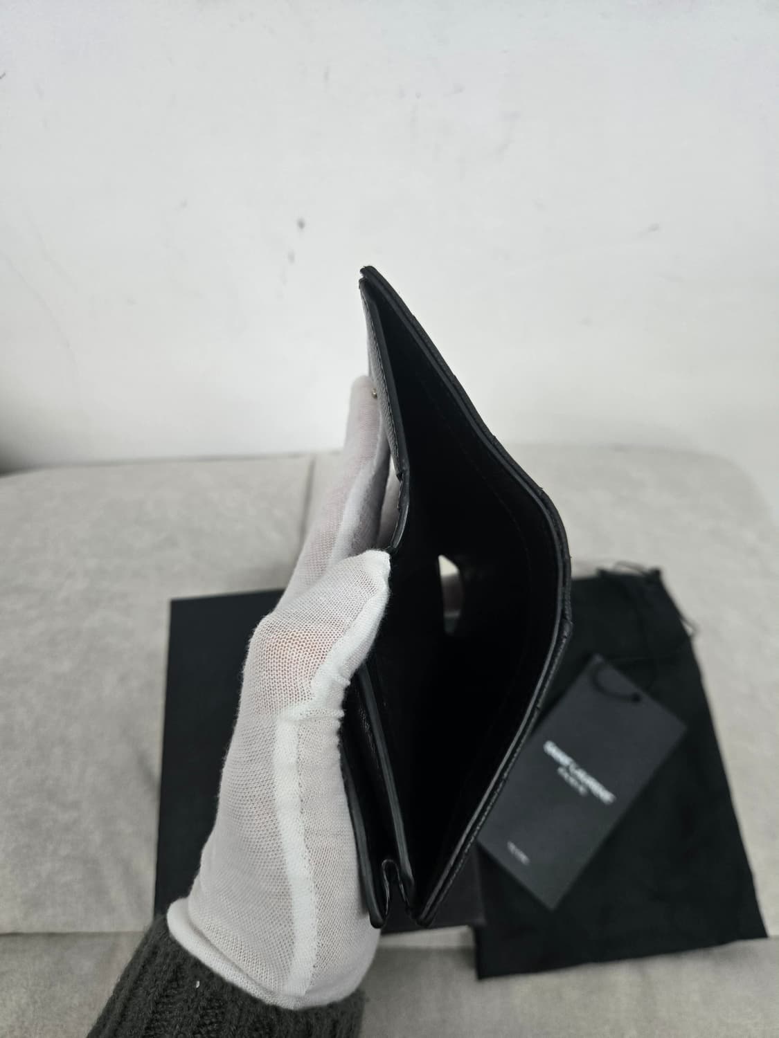 [보증서 정품] 입생로랑 비지니스 반지갑 상품이미지4