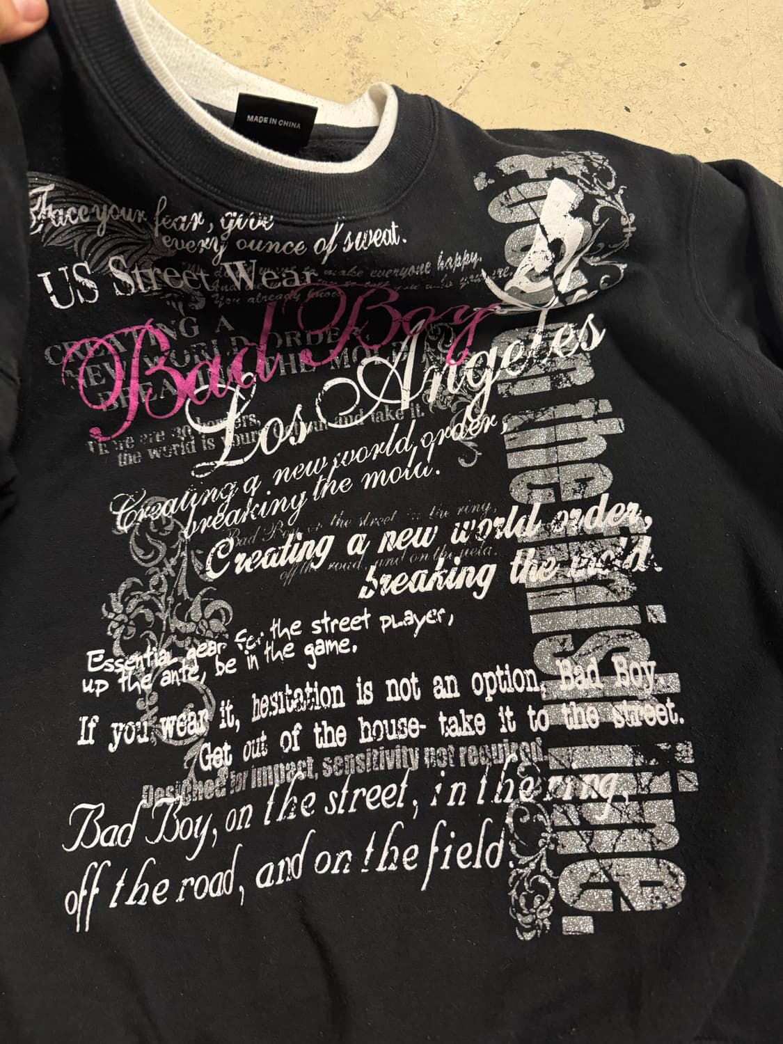 bad boy punk lettering layered mtm 상품이미지7