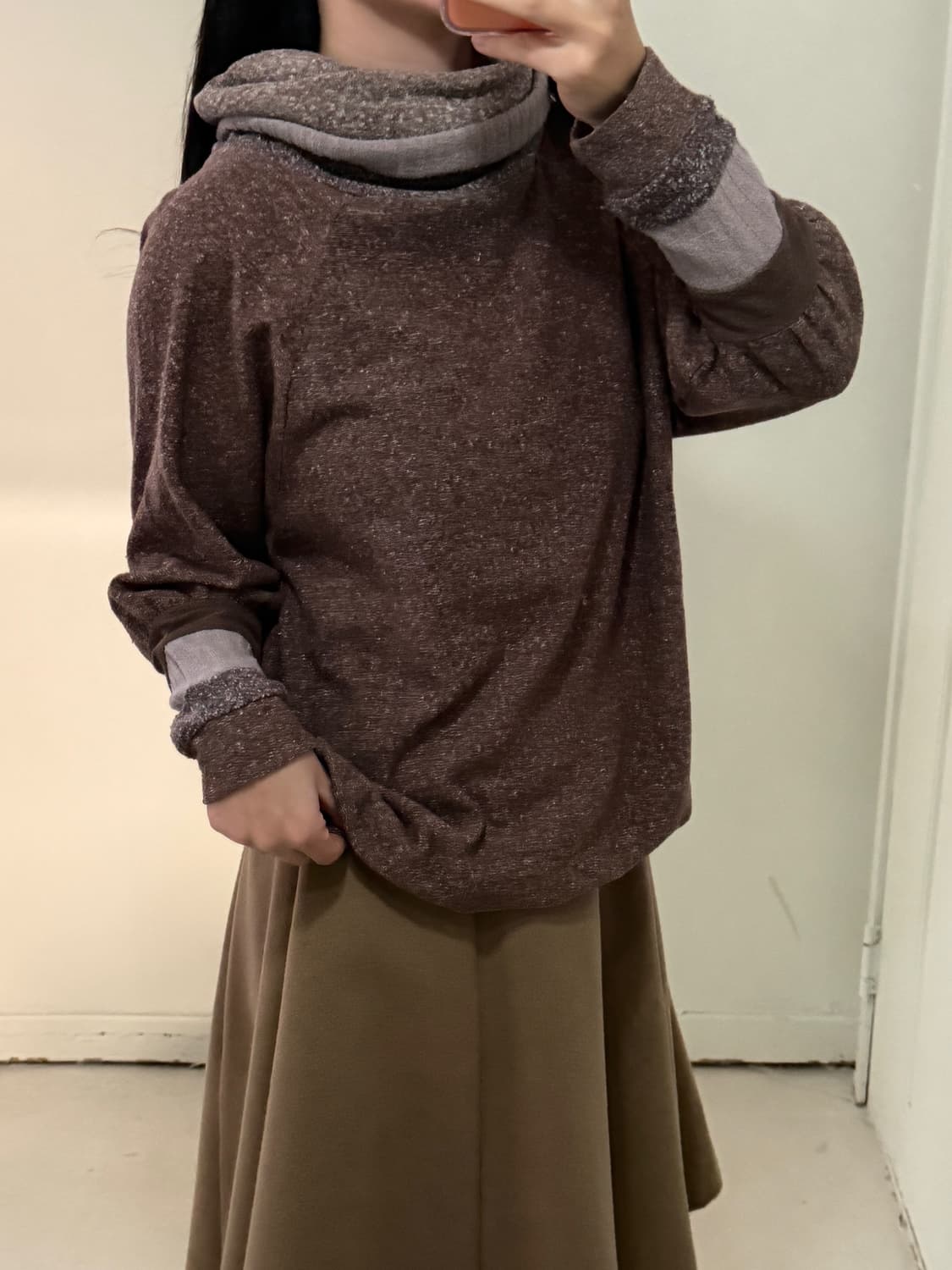 일본빈티지 모리 가오리 터틀넥 상품이미지4