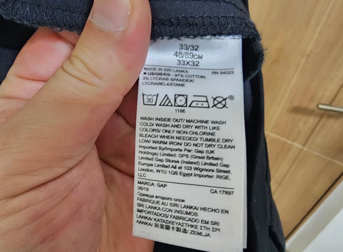 GAP 갭 치노 팬츠 면바지 (33) 상품이미지5