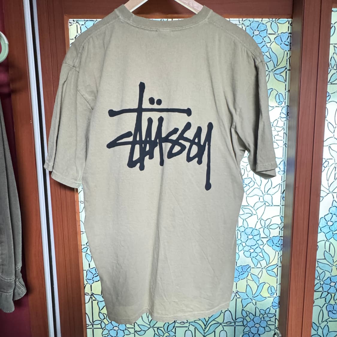 스투시 베이직 피스먼트 반팔 ELM색상 (L) 상품이미지1