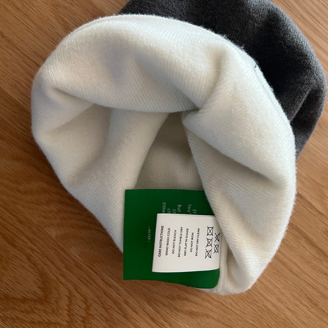 마이네임이즈피터 레이어드 비니 그레이 상품이미지3