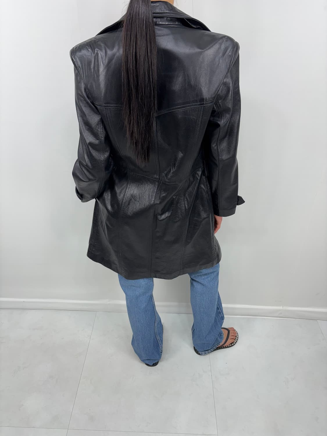 LAMBSKIN HALF COAT 상품이미지4