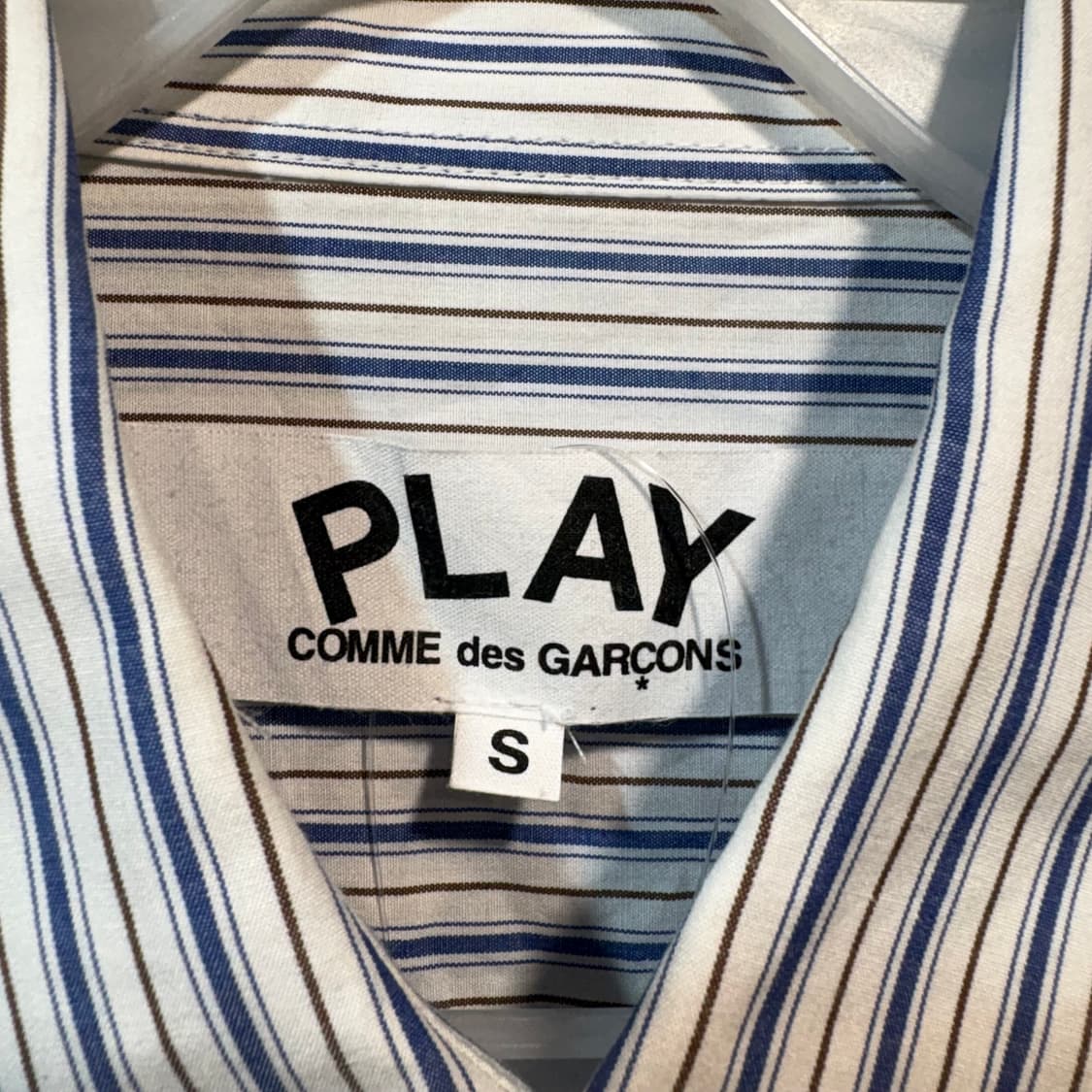 [S] COMME des GARCONS 꼼데가르송 스트라이프 셔츠 상품이미지5