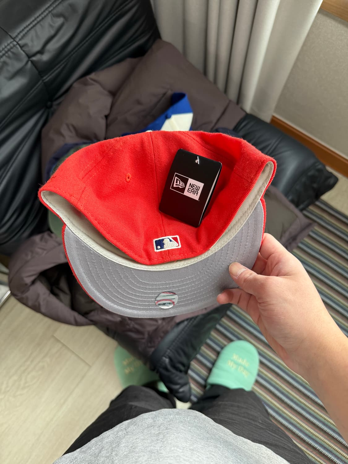 뉴에라 피어오브갓 에센셜 오렌지 캡 상품이미지2