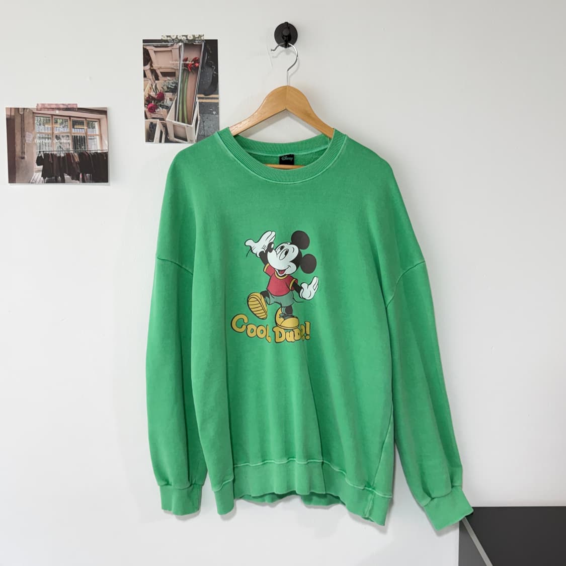 [FREE] 디즈니 미키마우스 피그먼트워싱 맨투맨 상품이미지2