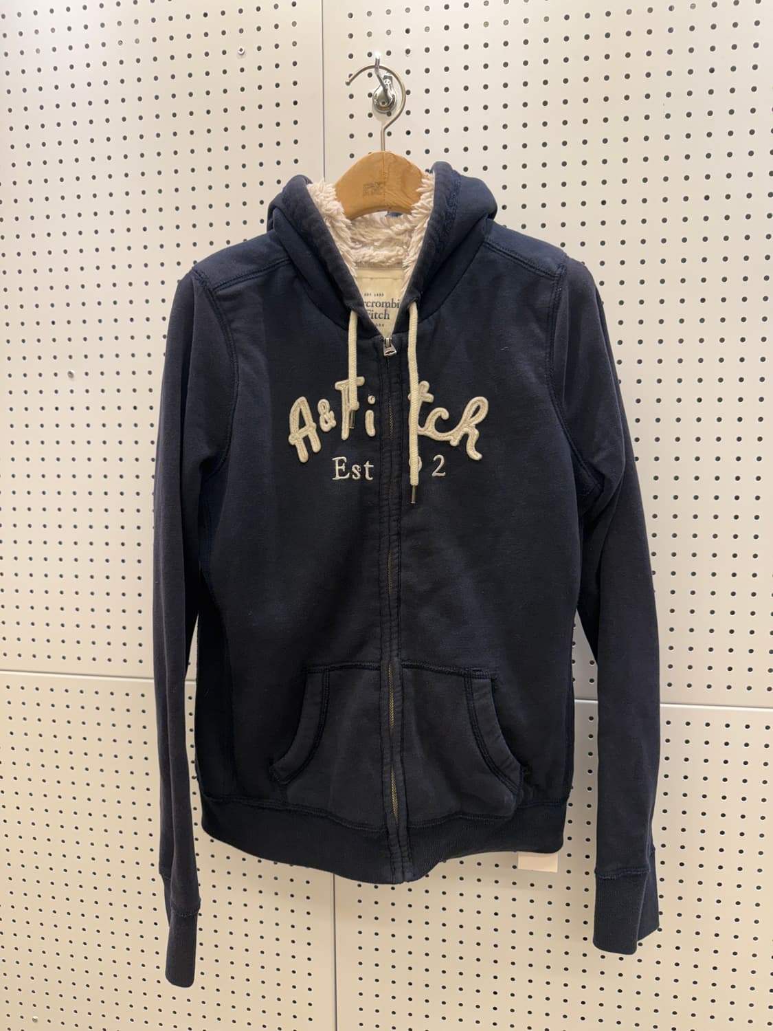 아베크롬비 피치 아치로고 후드집업 U756 상품이미지2