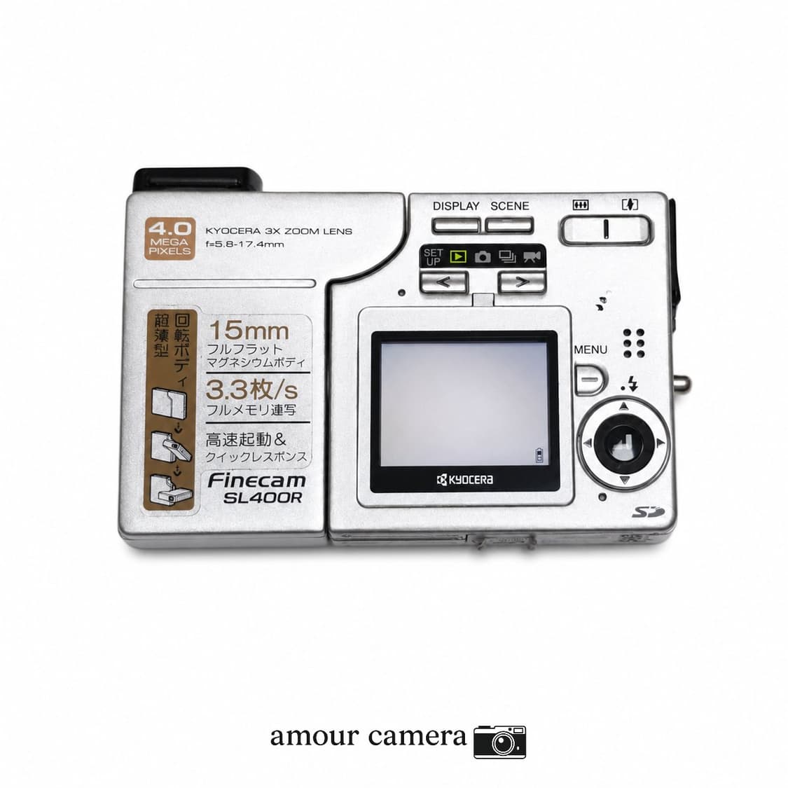 ​📸 [희귀템] 교세라(Kyocera) Finecam SL400R 상품이미지9