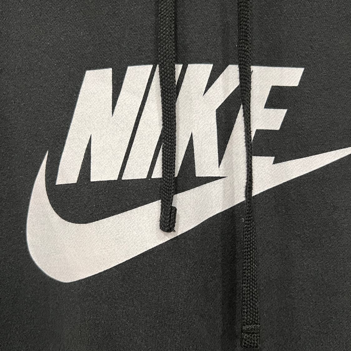 나이키 빅로고 기모 후드티 XL 블랙 상품이미지3
