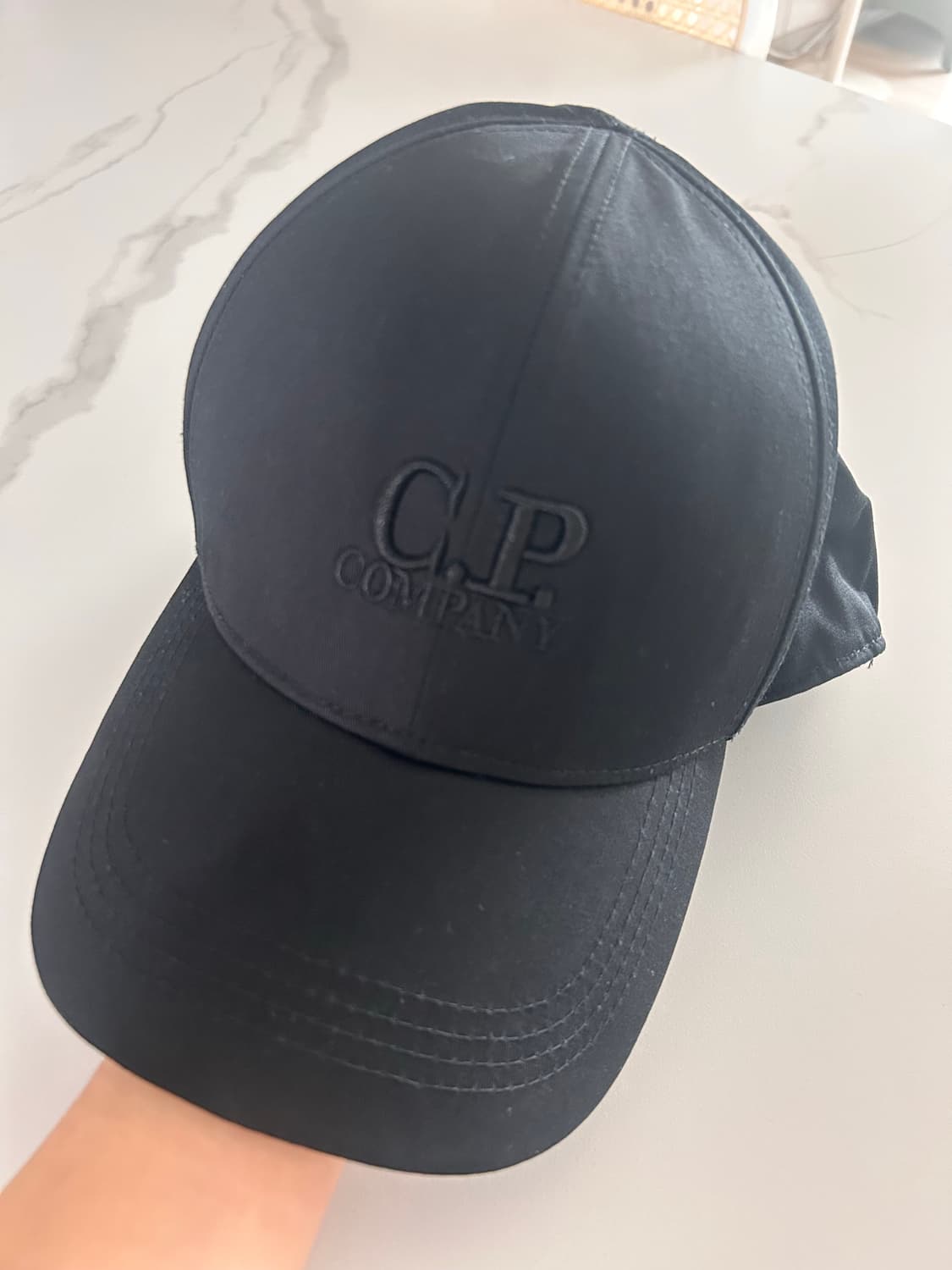 CP 컴퍼니 자수 로고 고글 볼캡 모자 상품이미지4