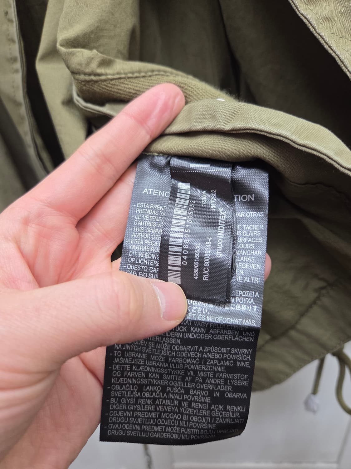 자라 밀리터리 오버사이즈 야상 자켓 상품이미지9