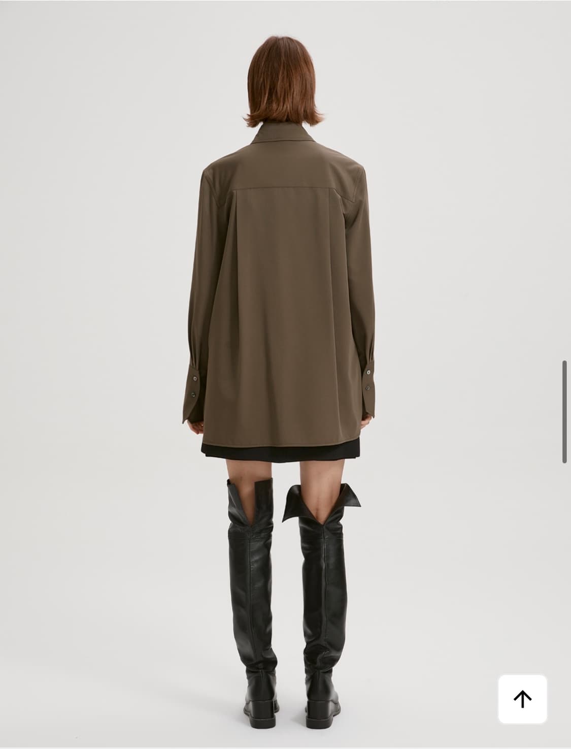 Recto렉토 드레이프 랩 셔츠 (택달린새상품) 상품이미지4