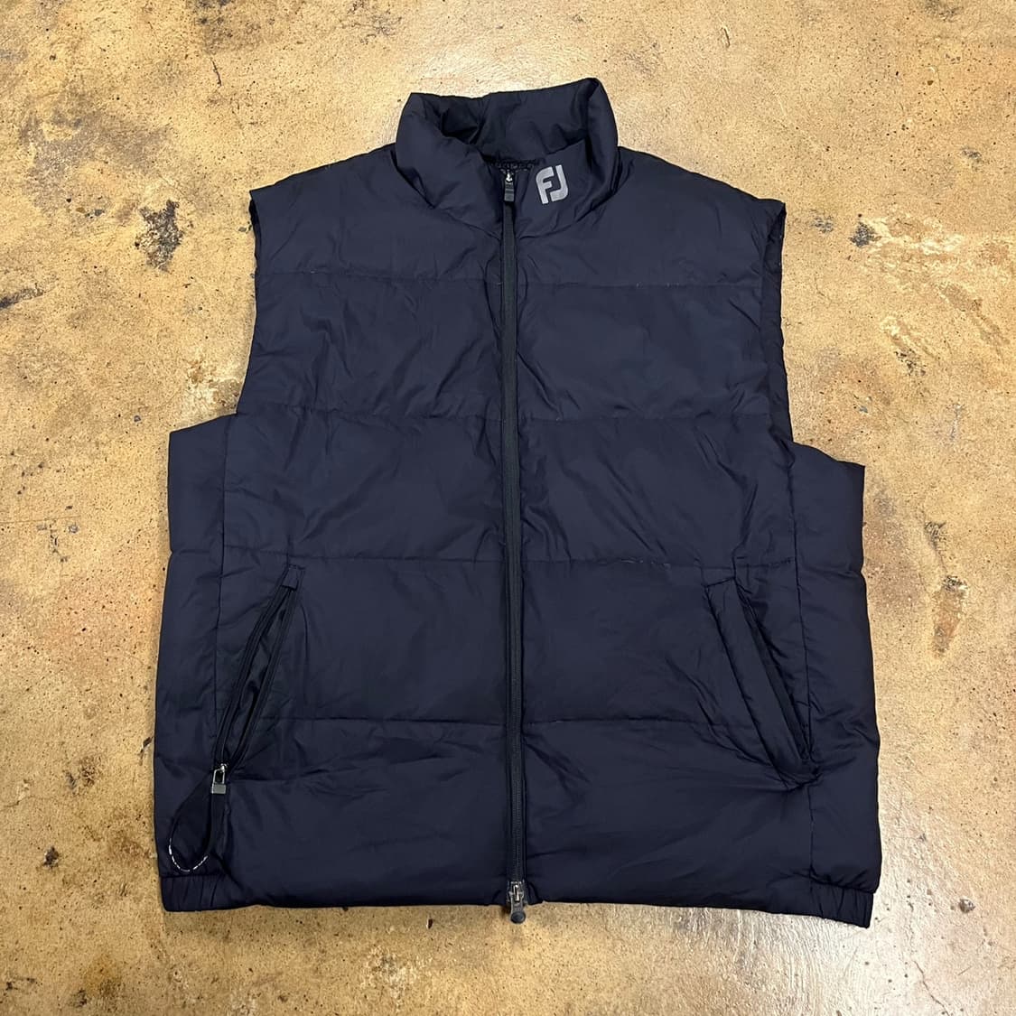 [정품/XL] FJ 풋조이 패딩 조끼 네이비 b8 상품이미지2