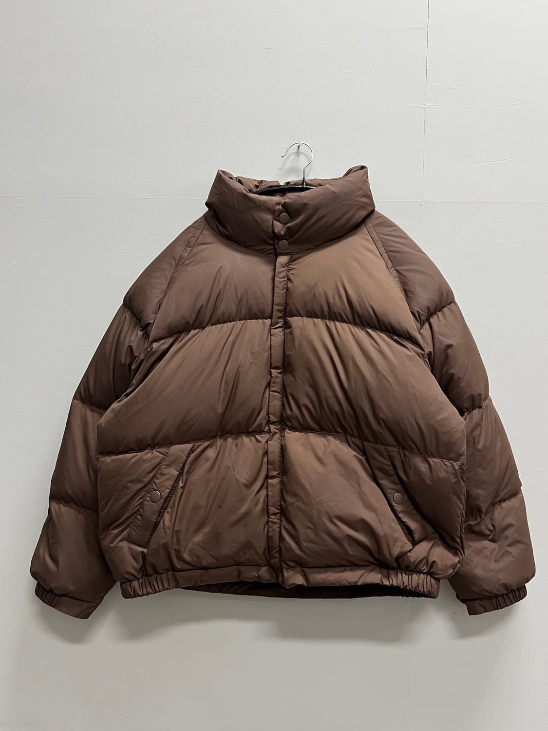 챈스챈스 덕다운 푸퍼 숏패딩 자켓 브라운 상품이미지2