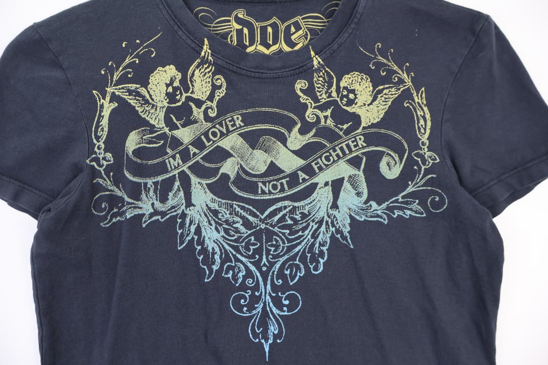 Doe Y2k Graphic Short Sleeve T-Shirts 상품이미지5