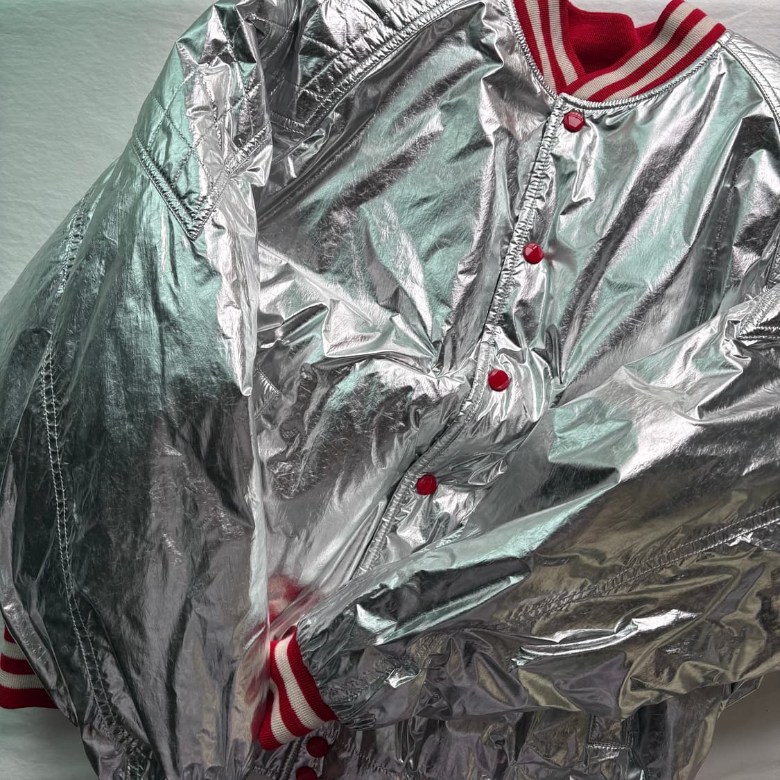 [46] 셀린느 실버 봄버 자켓 상품이미지4