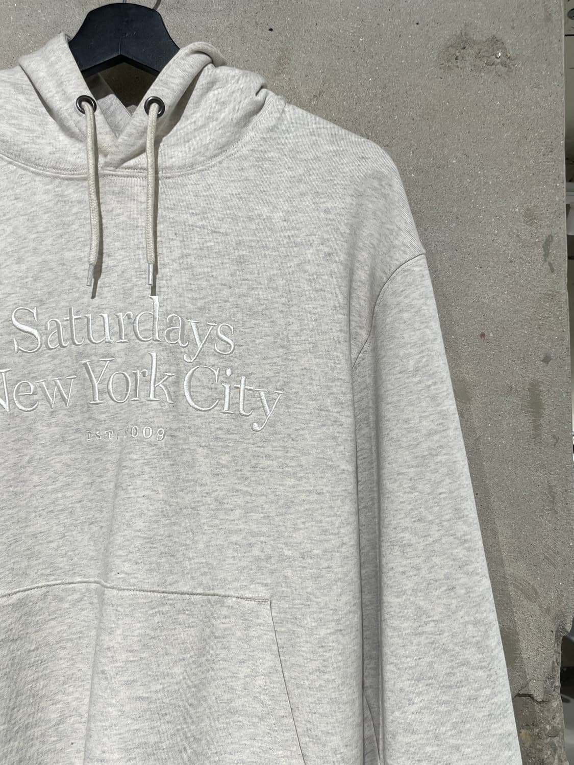 세러데이뉴욕 멜란지 아이보리 디치 밀러 스탠다드 후디 상품이미지3