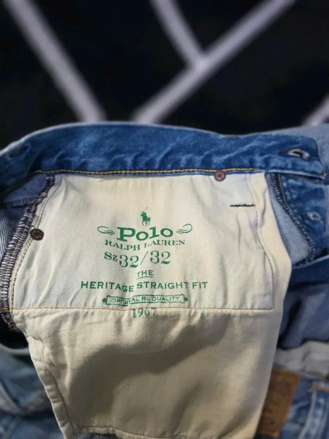 폴로랄프로렌 헤리티지 스트레이트 데님 32X32 상품이미지5