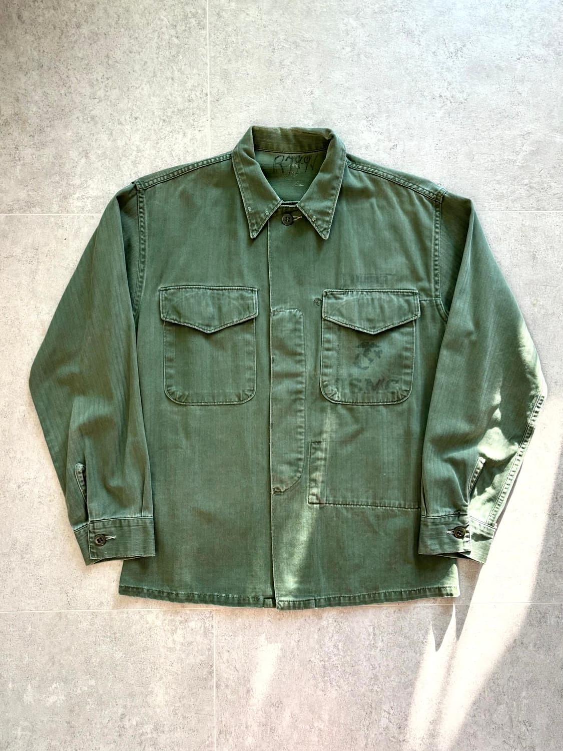 50's USMC P-53 HBT 유틸리티 셔츠 100 상품이미지1