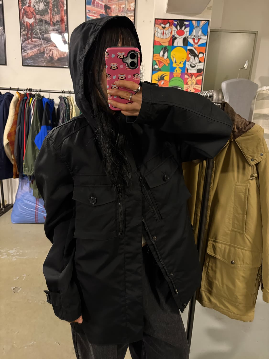 일제 빈티지 후드자켓 상품이미지3