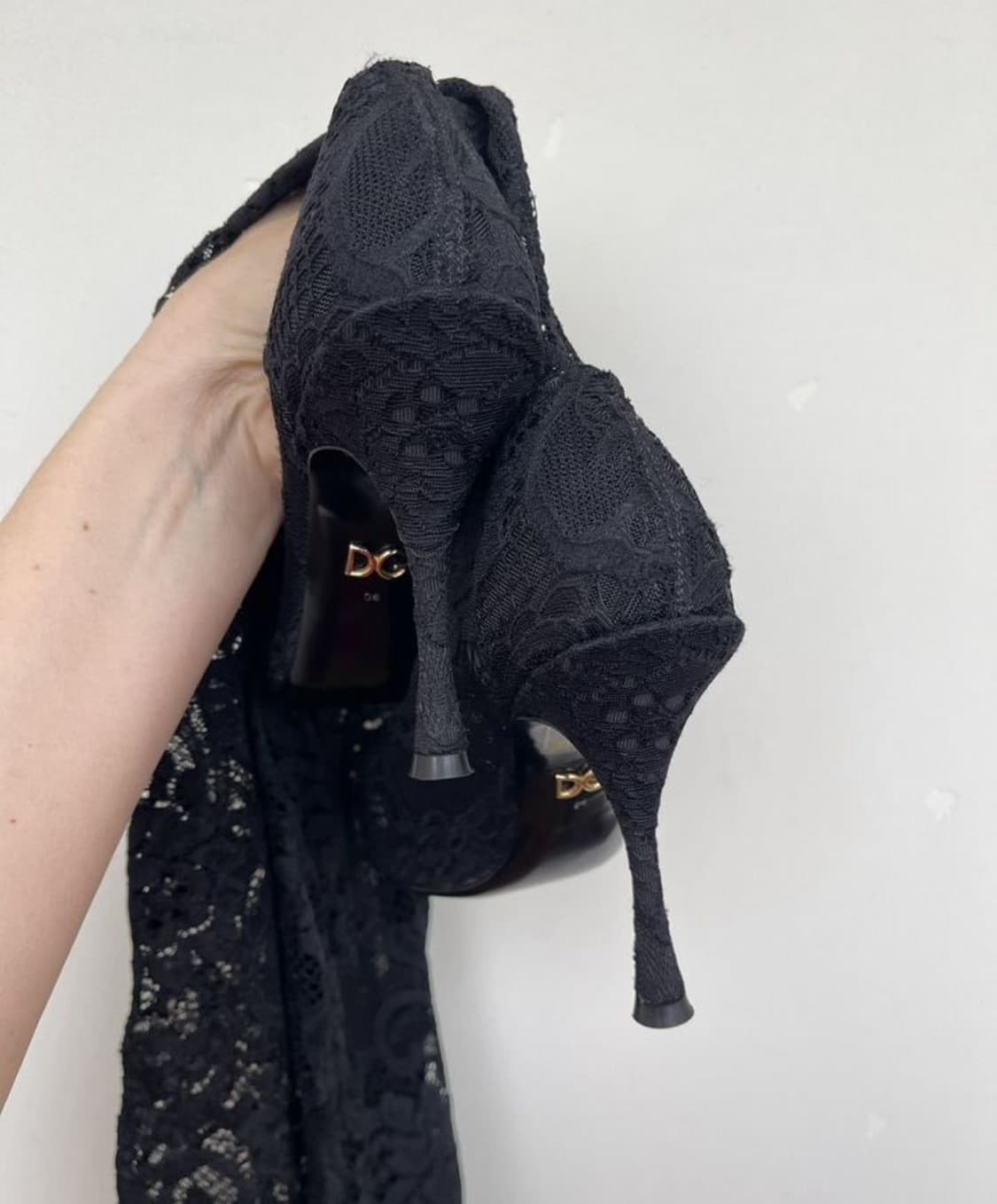 돌체앤가바나 레이스 싸이하이 부츠(38 사이즈)해외발송 상품이미지9