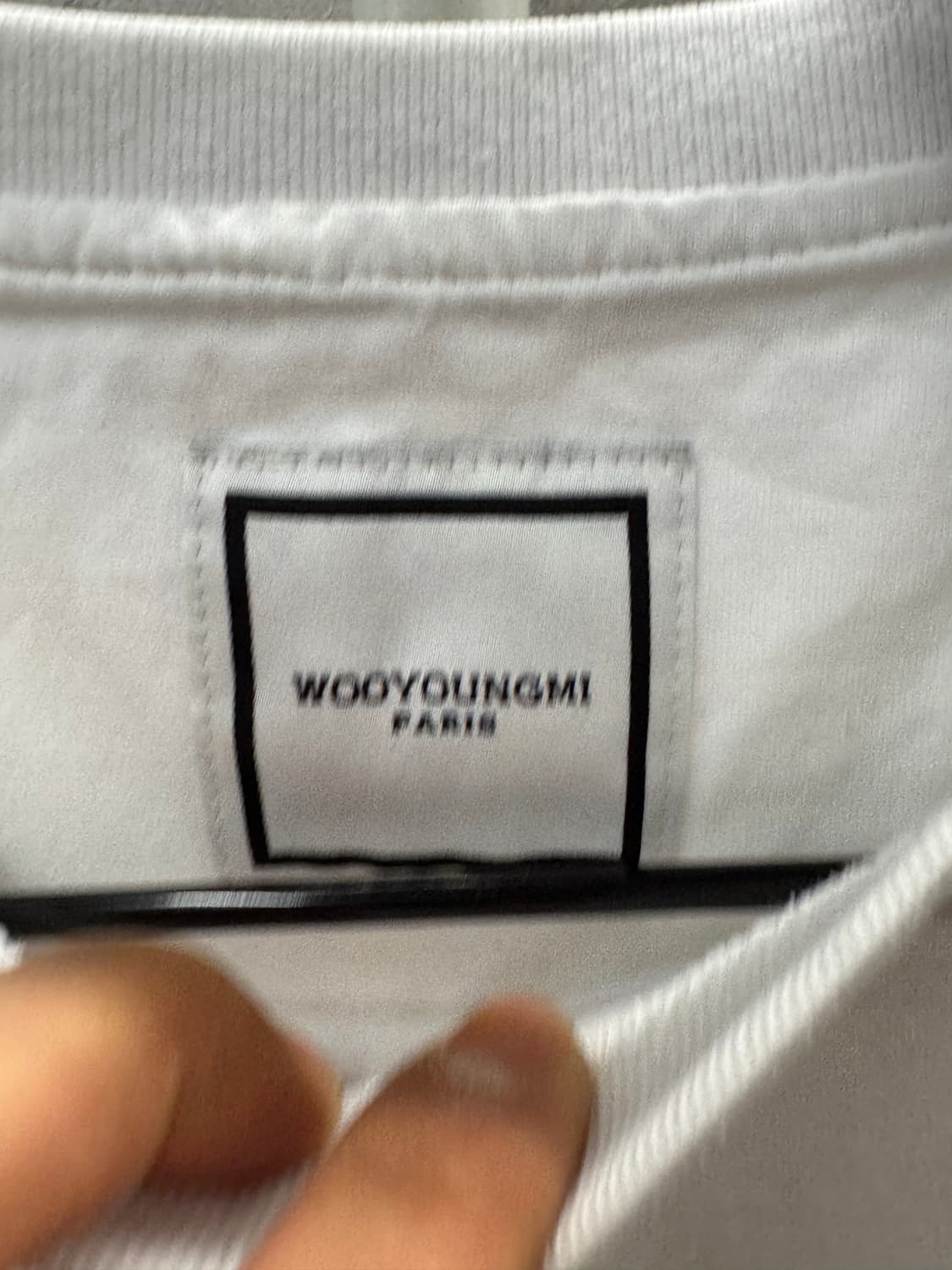 우영미 흰색 반팔 티셔츠 100 상품이미지4