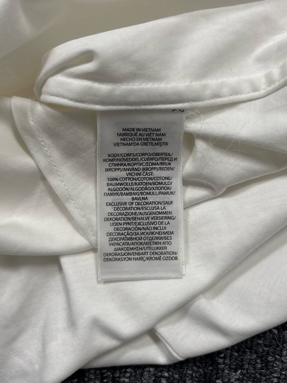 폴로 화이트 니트 드레스 셔츠 상품이미지7