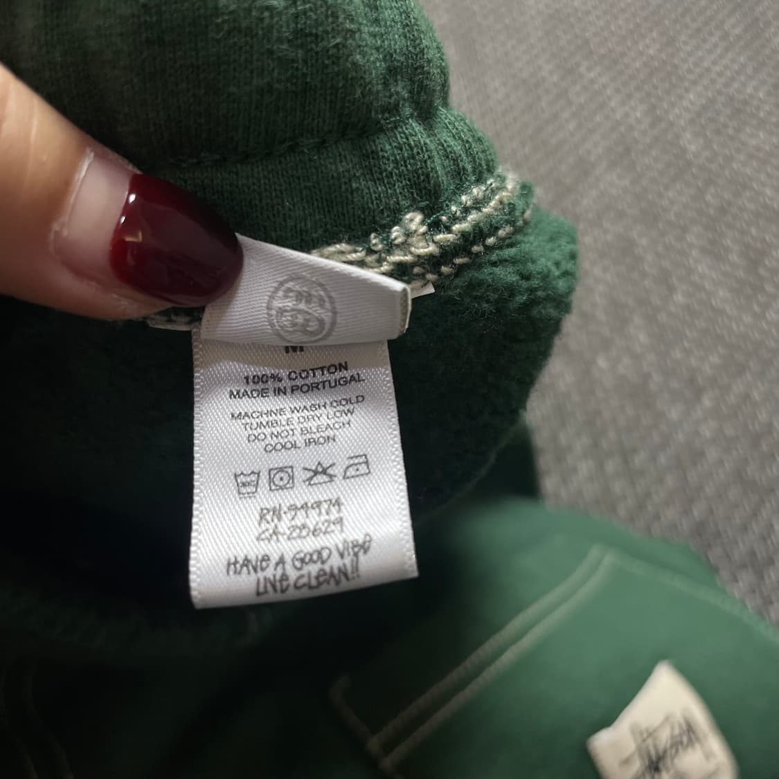 (밴딩) 스투시 그린 스티치 트레이닝 팬츠 M 상품이미지7