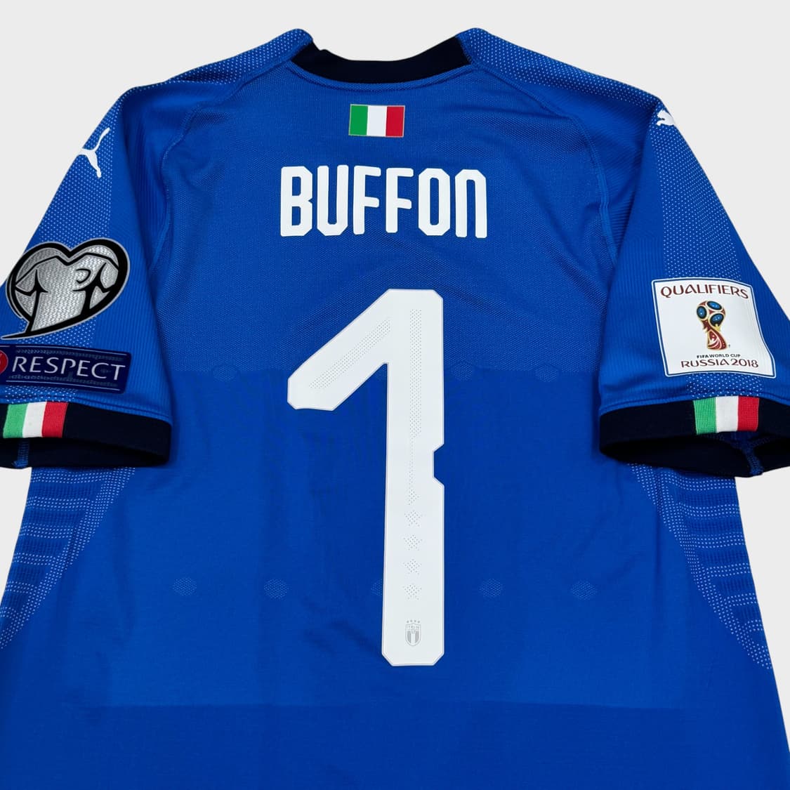 18-19 이탈리아 홈 선수지급용 No.1 지안루이지 부폰 상품이미지7