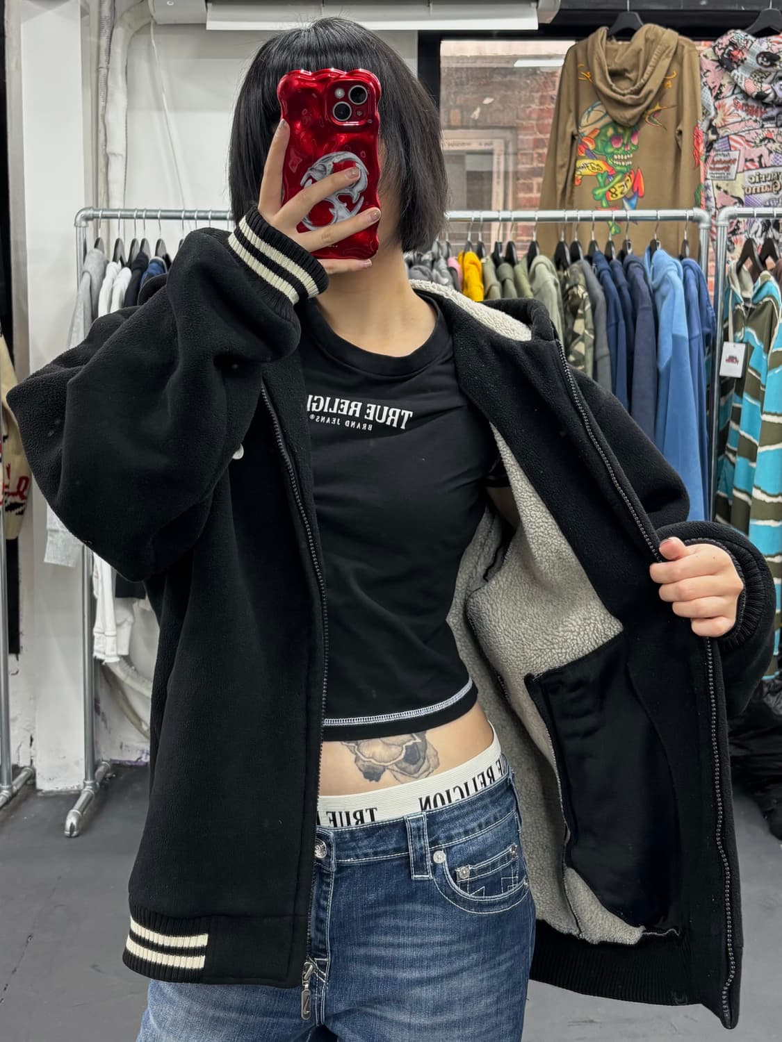 나이키 올드스쿨 베스킷볼 쉐르파 후드자켓 상품이미지2