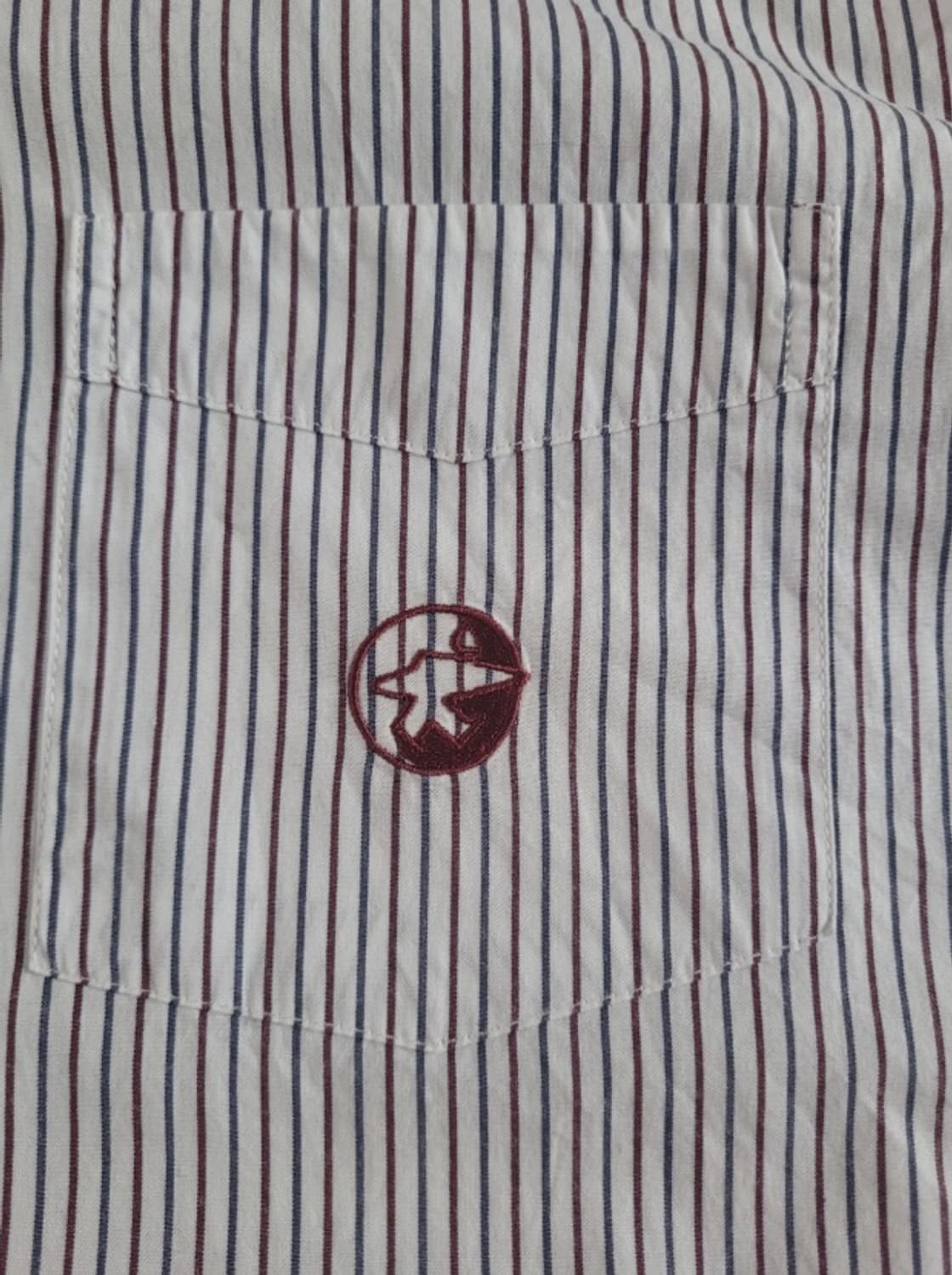 아워레가시 x 스투시 워크숍 버튼 오버사이즈 스트라이프 셔츠 S 상품이미지2