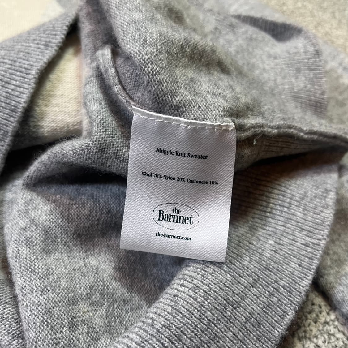 더 바넷 아가일 울 니트 상품이미지4