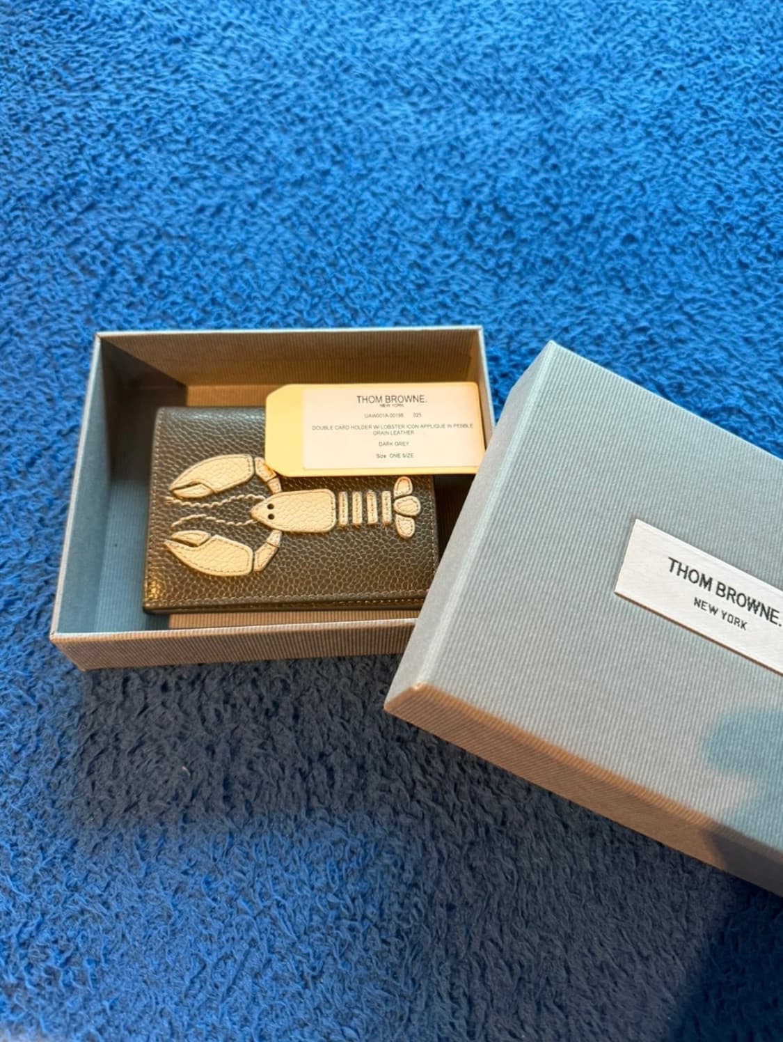 톰브라운 랍스터 카드지갑 (다크 그레이) A급 (풀박스) 상품이미지2