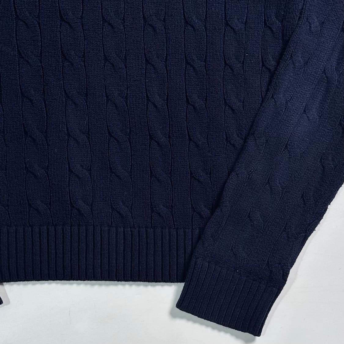 폴로 랄프로렌 네이비 케이블 니트 상품이미지3