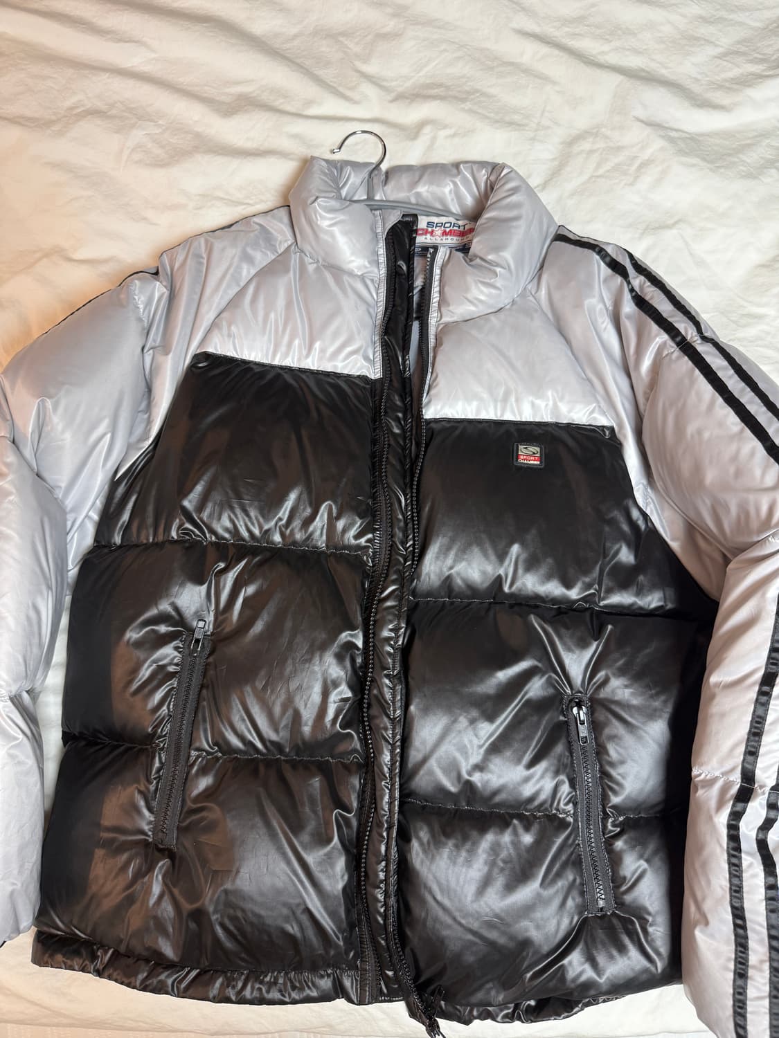 스포츠챔버 SC 트랙 덕 다운 자켓 블랙 상품이미지1