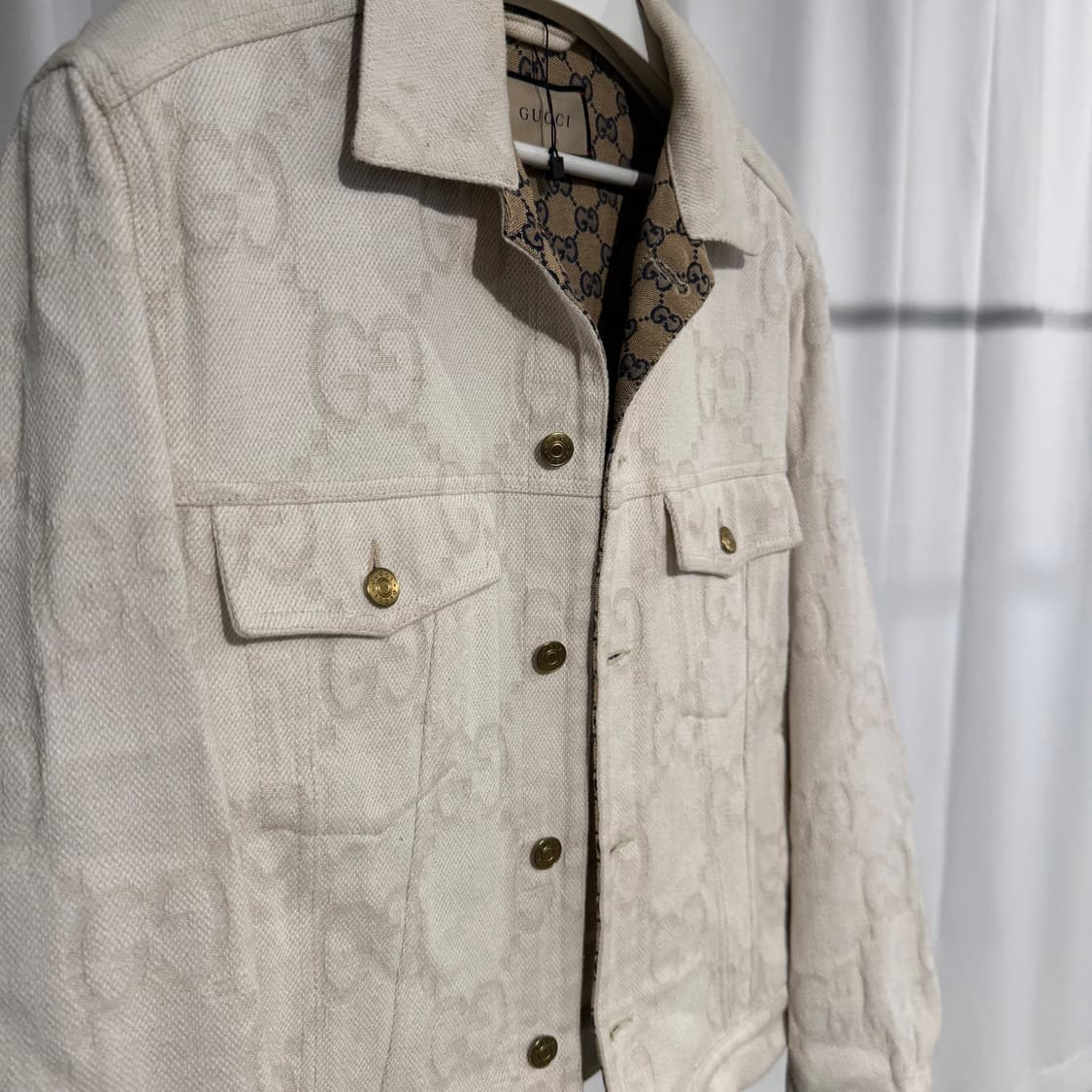 (48) 구찌 gg 점보 트러커 자켓 상품이미지2