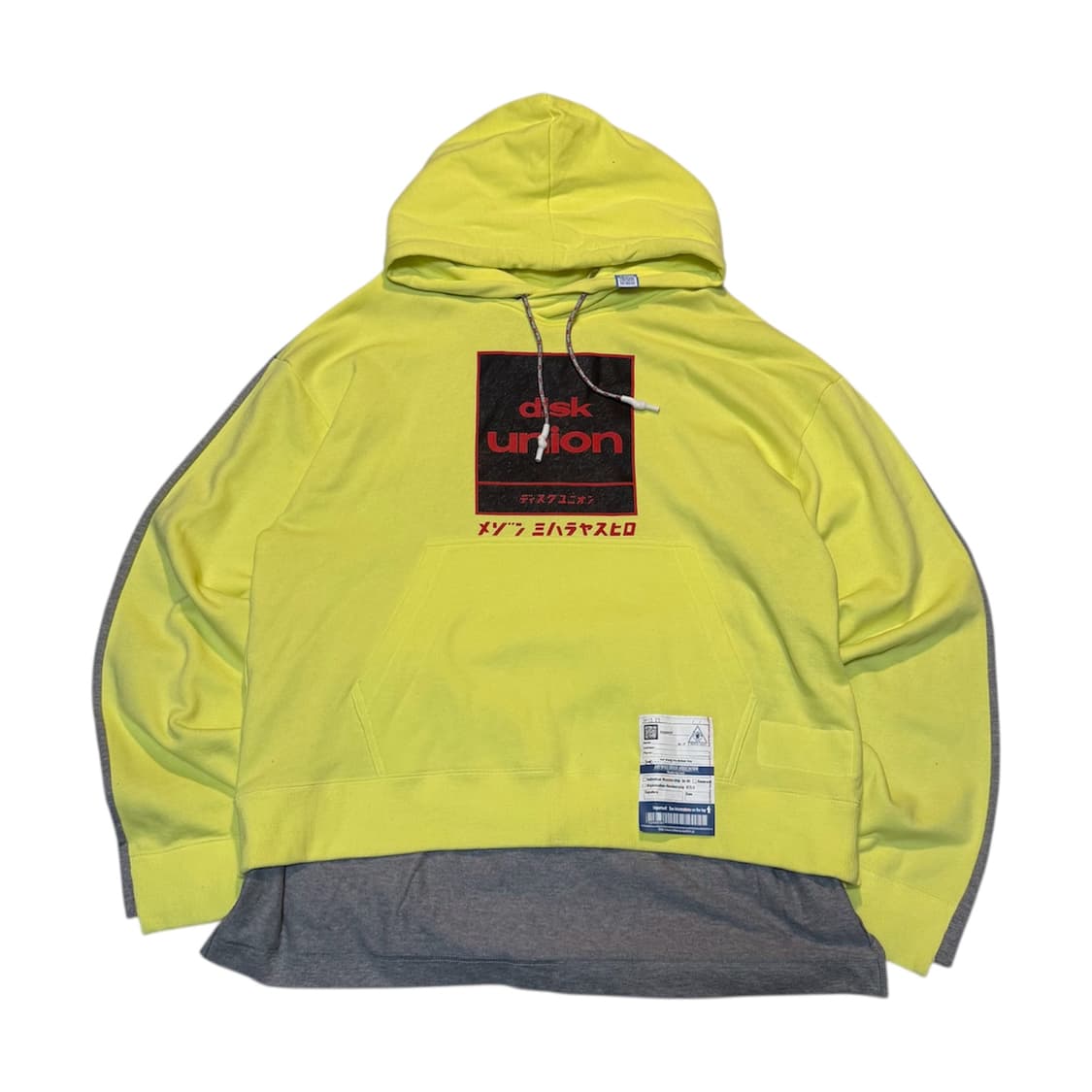미하라 야스히로 옐로우 디솔루션 후드티 상품이미지2