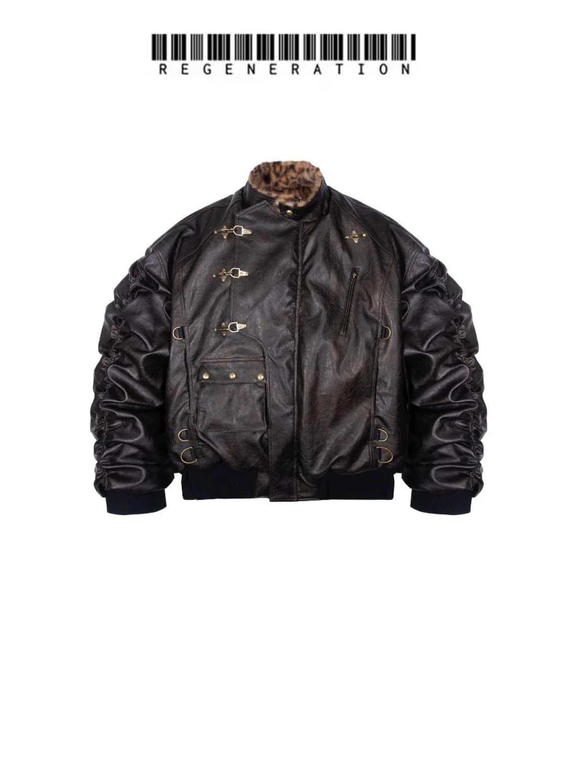 Leopard Liner Bomber 상품이미지1