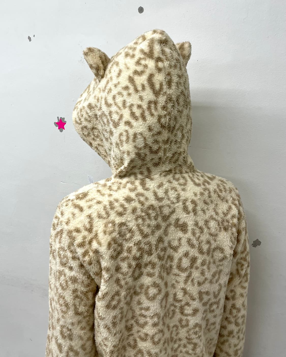 Leopard Ear Hoodie Hoodie Zip-Up  상품이미지4