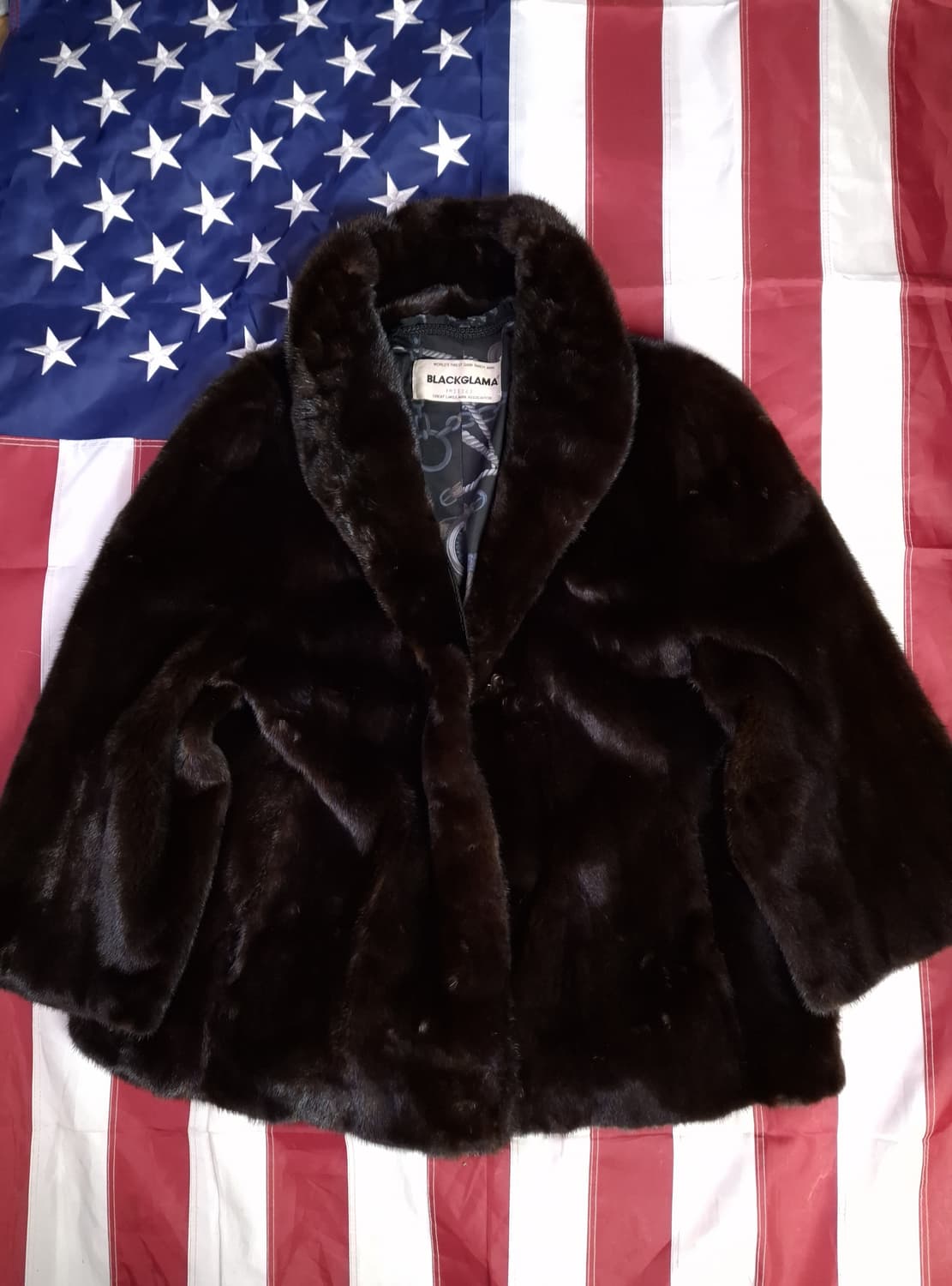 오리지날 블랙그라마 밍크 코트 상품이미지2