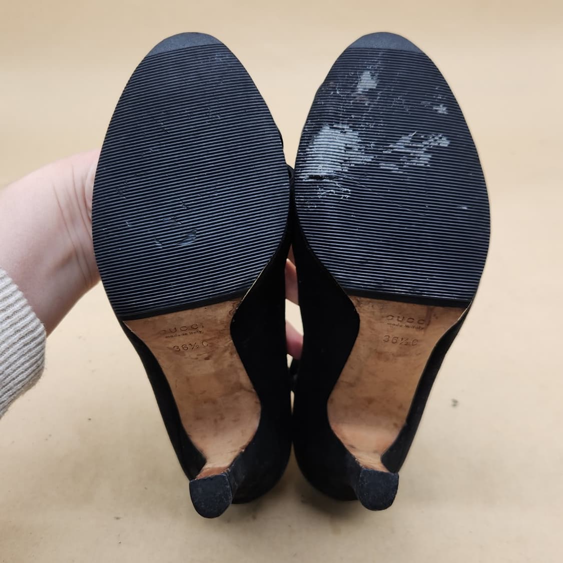 구찌 여성하이힐 235 굽11 상품이미지3