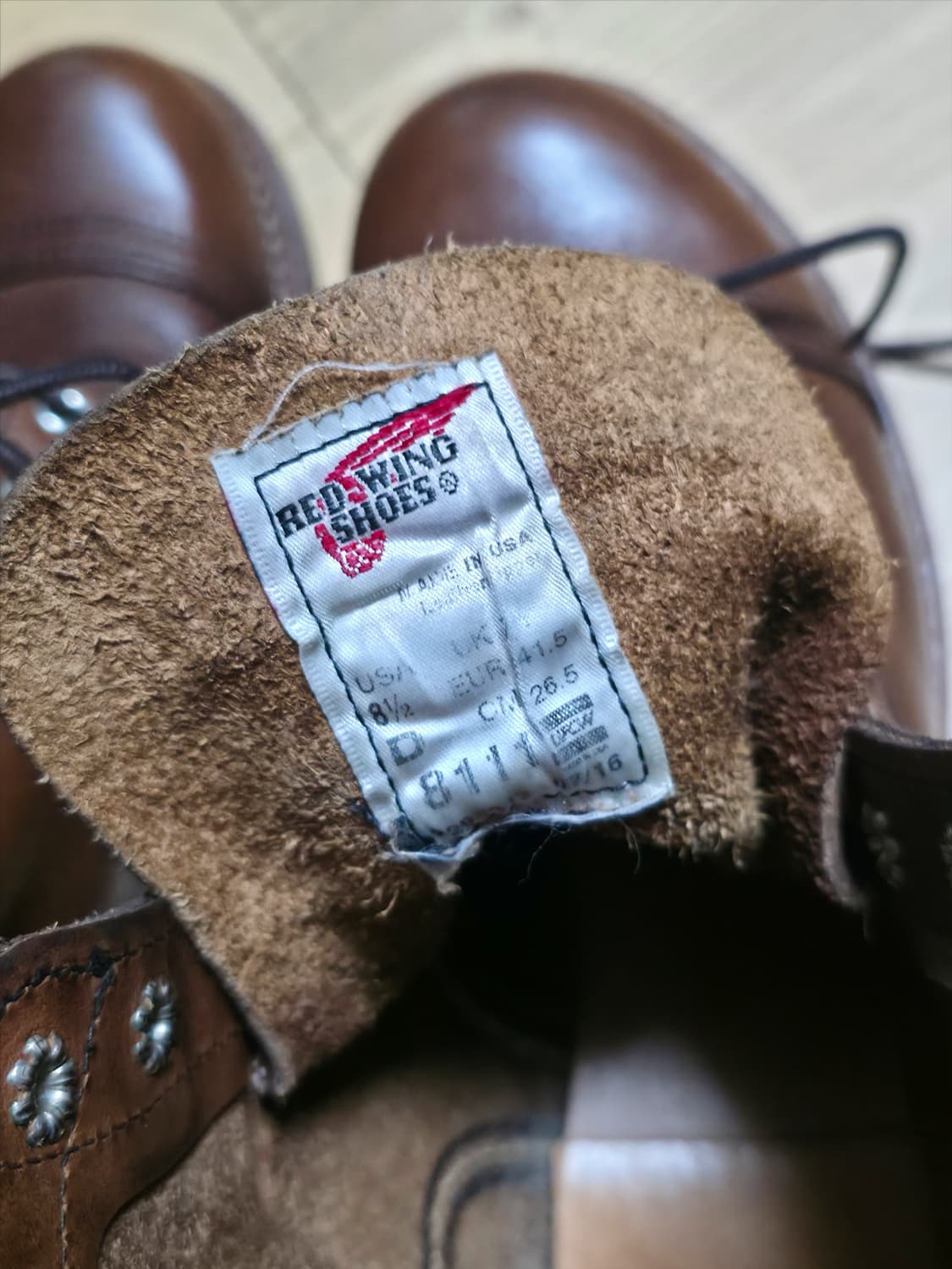 (8.5D/265) OG USA Made 레드윙 아이언레인저 8111 상품이미지4