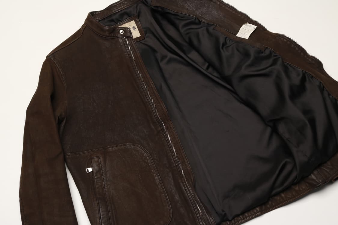[L] 해지스 양가죽 싱글 라이더 자켓 상품이미지4