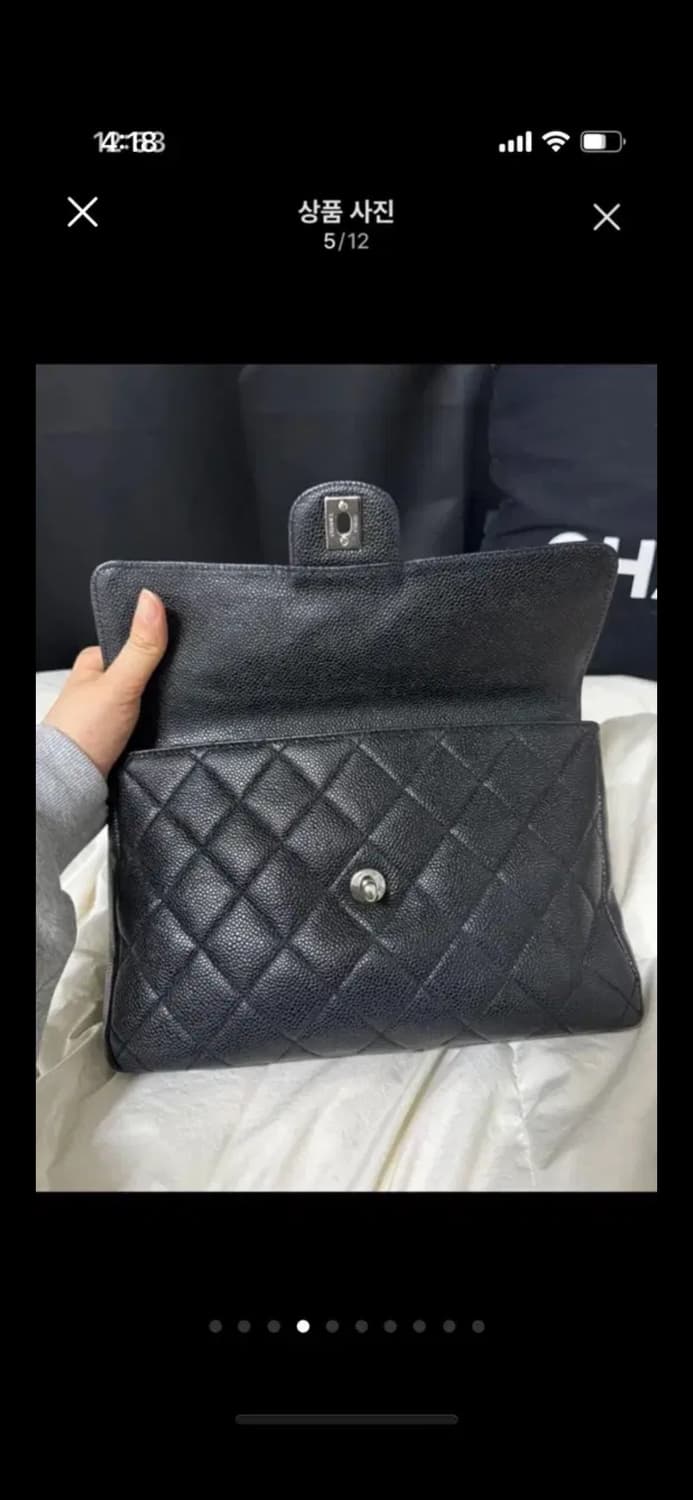 정품 샤넬 캐비어 숄더백 상품이미지4