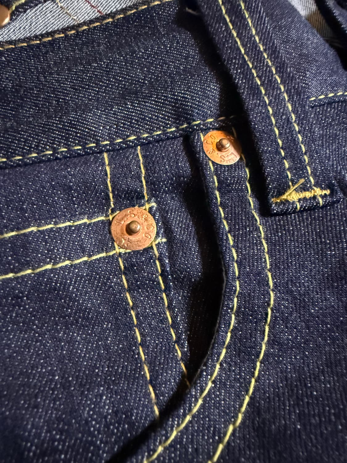 리바이스 x 준야 와타나베 인디고 스트레이트 데님 진 청바지(31~32) 상품이미지5