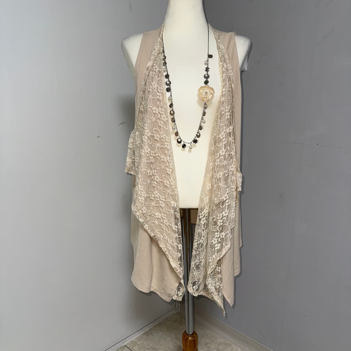 레이스 조끼 모리걸  상품이미지2