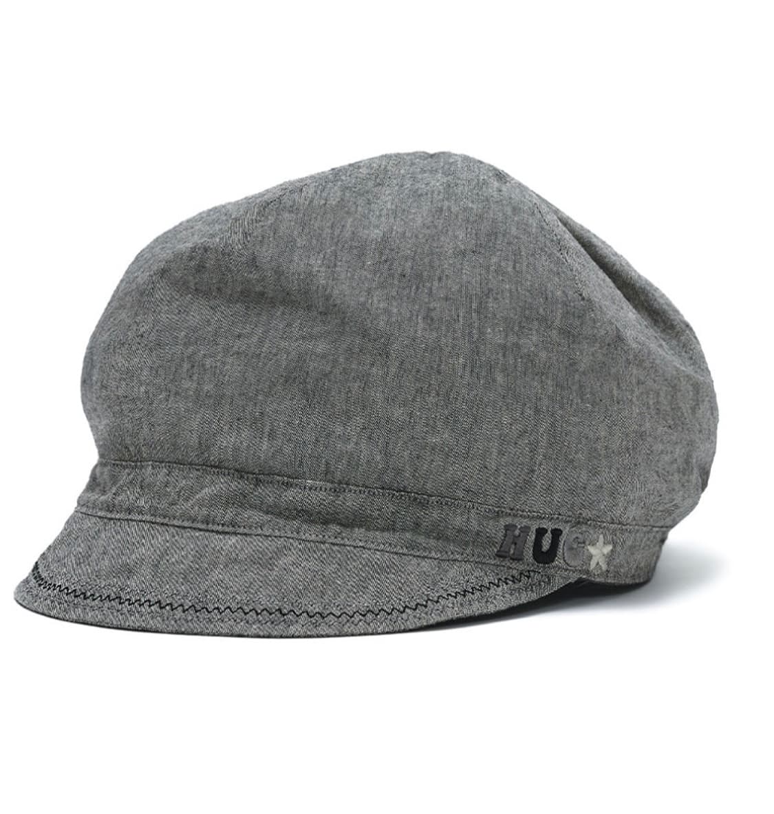 허그유어스킨 Washed denim newsboy cap (Black) 상품이미지1