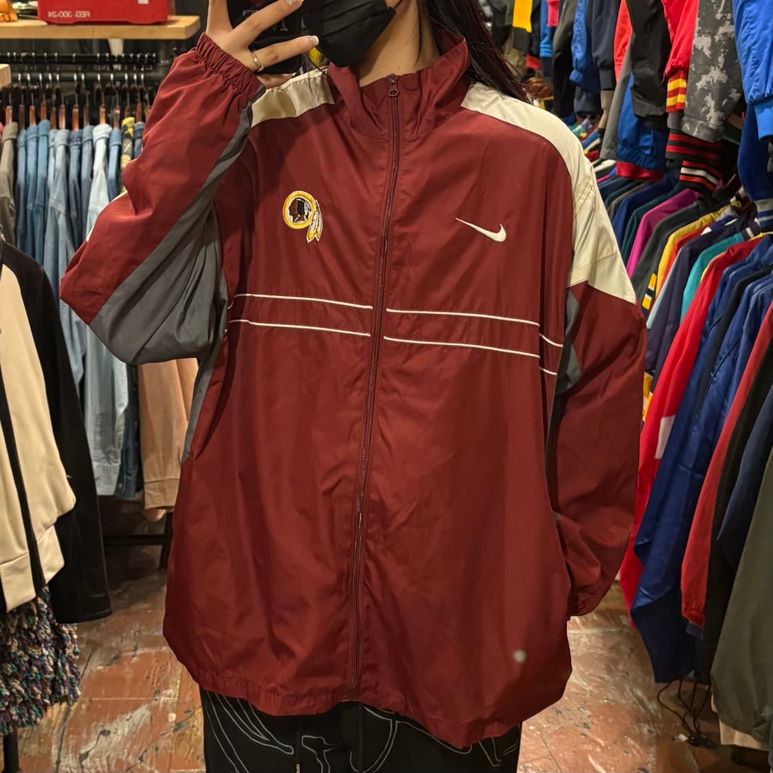 [HI] nike 바람막이 레드 상품이미지3