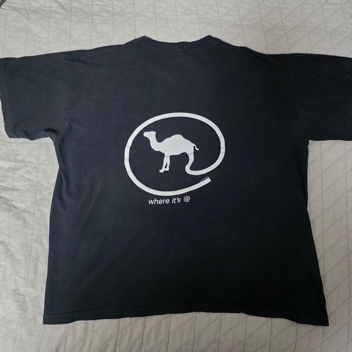 [XL] 90s 카멜 where it's @ 빈티지 티셔츠 ver 크롭2 상품이미지1